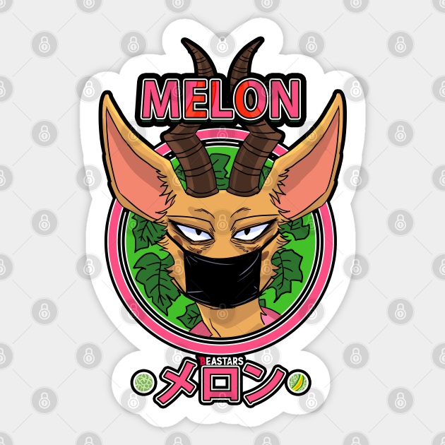 BEASTARS ! MELON MASK TSHIRT Melon Beastars Sticker TeePublic